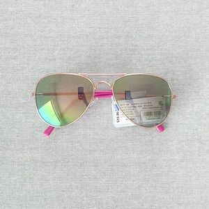 Pink Aviator Sunglasses